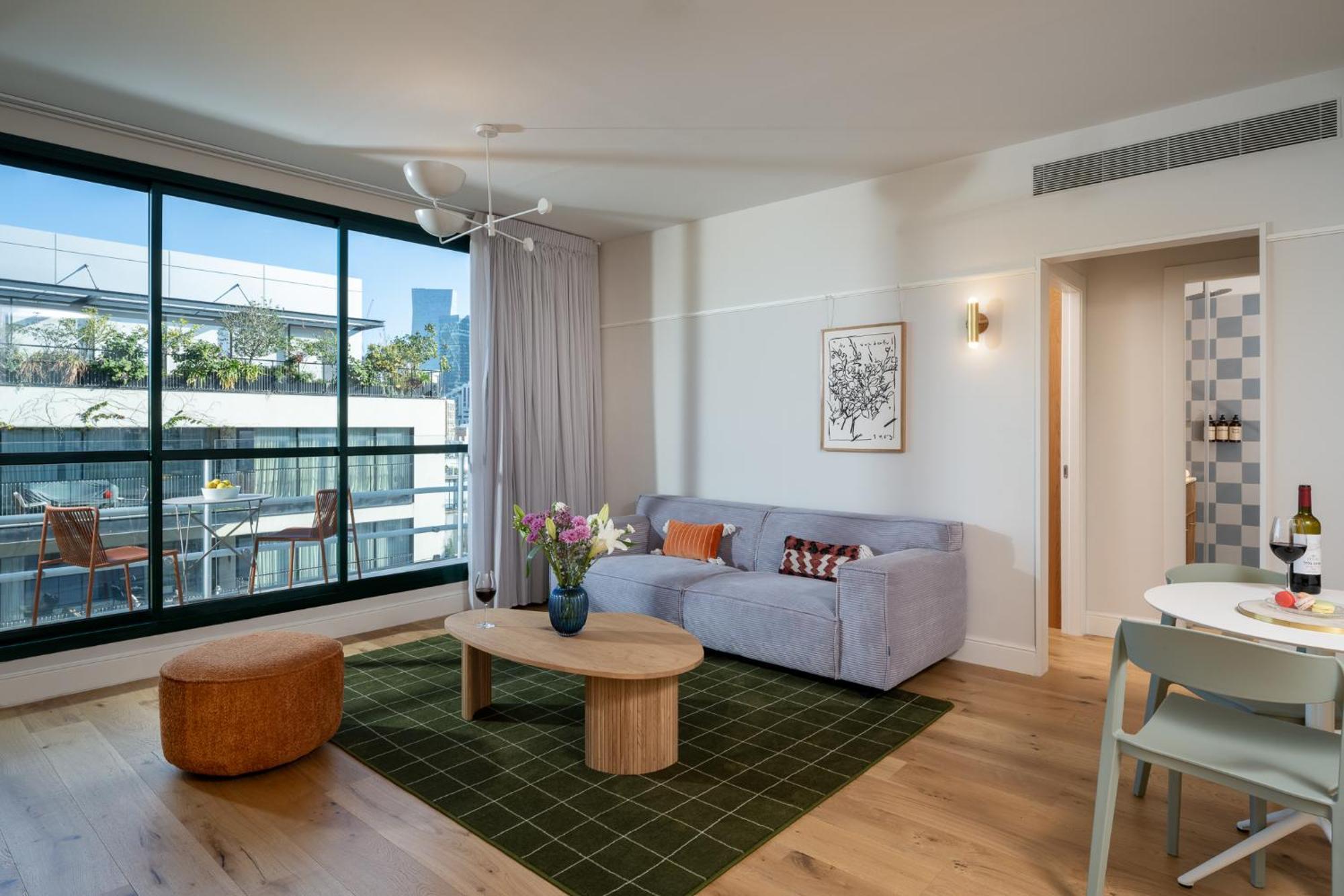 One-Bedroom Apartment Balcony