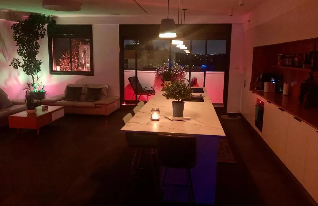 Suite And Room In A Breathtaking New Designed Penthouse In Se Tlv-1