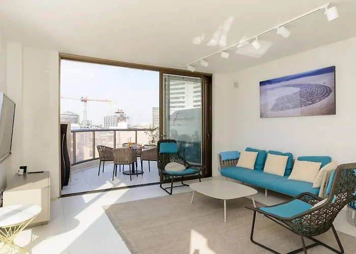Apartamento Spacious 5Br Penthouse Sea Views By Holyguest Tel Aviv admite animales